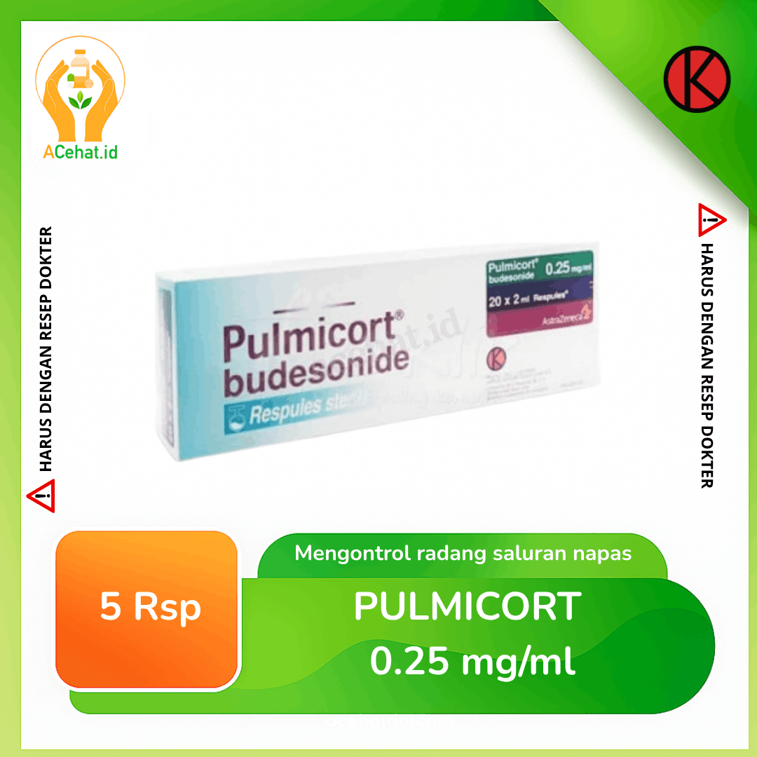 Pulmicort 0.25 mg/ml 5 Respules