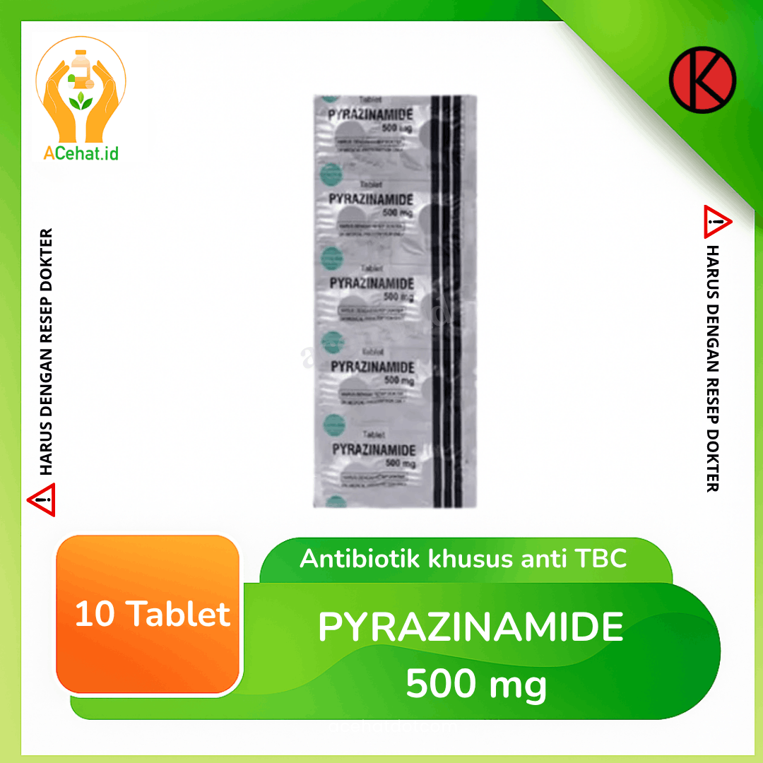 Pyrazinamide 500 mg 10 Tablet