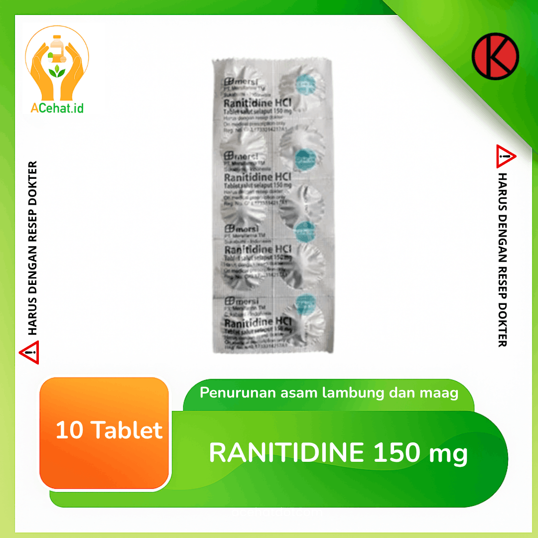 Ranitidine 150 mg 10 Tablet