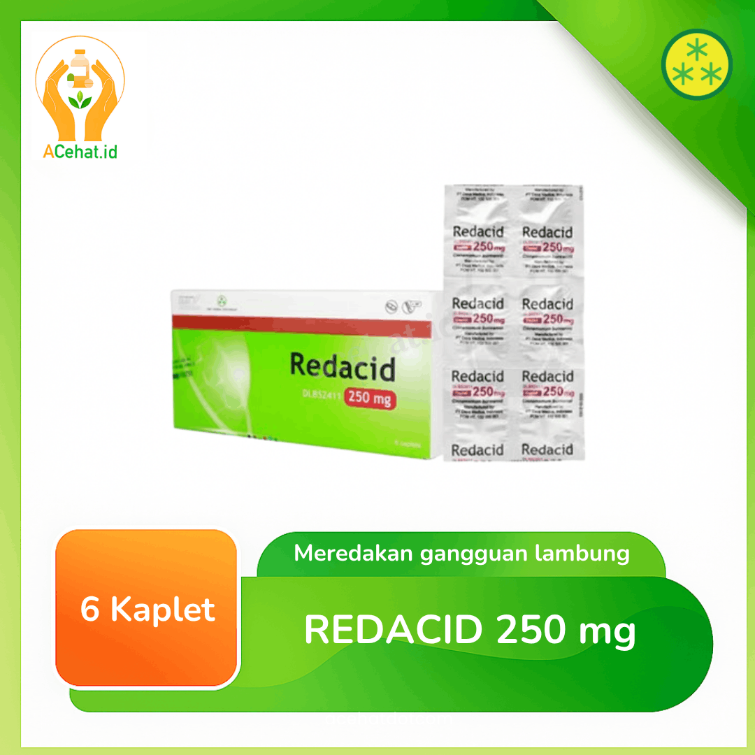 Redacid 250 mg 6 Kaplet