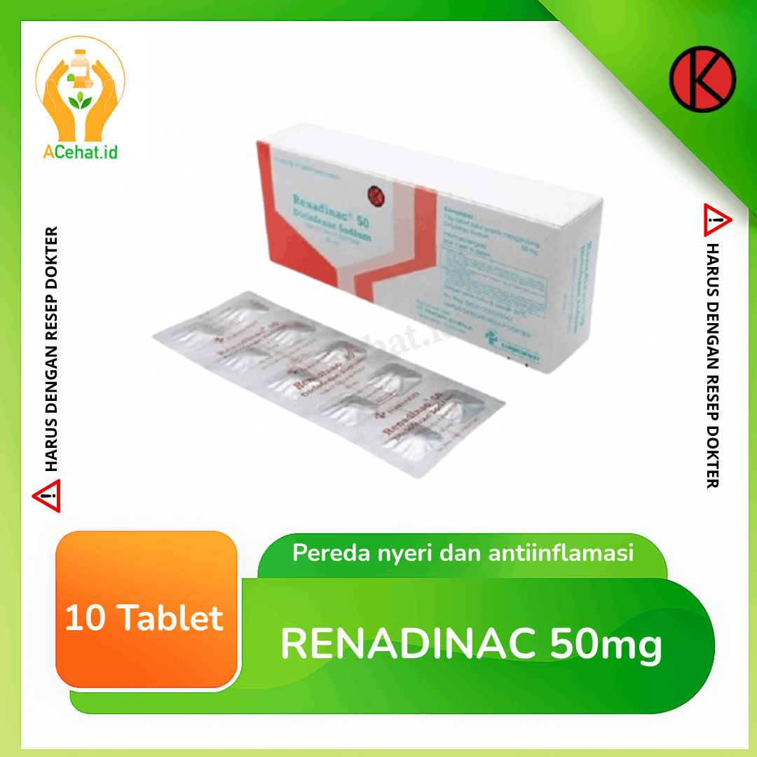Renadinac 50 mg 10 Tablet