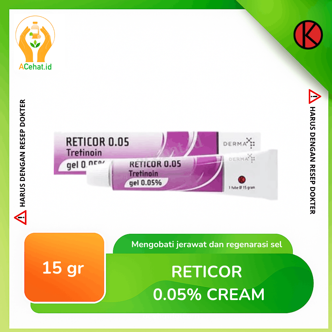 Reticor 0.05% Cream 15 g