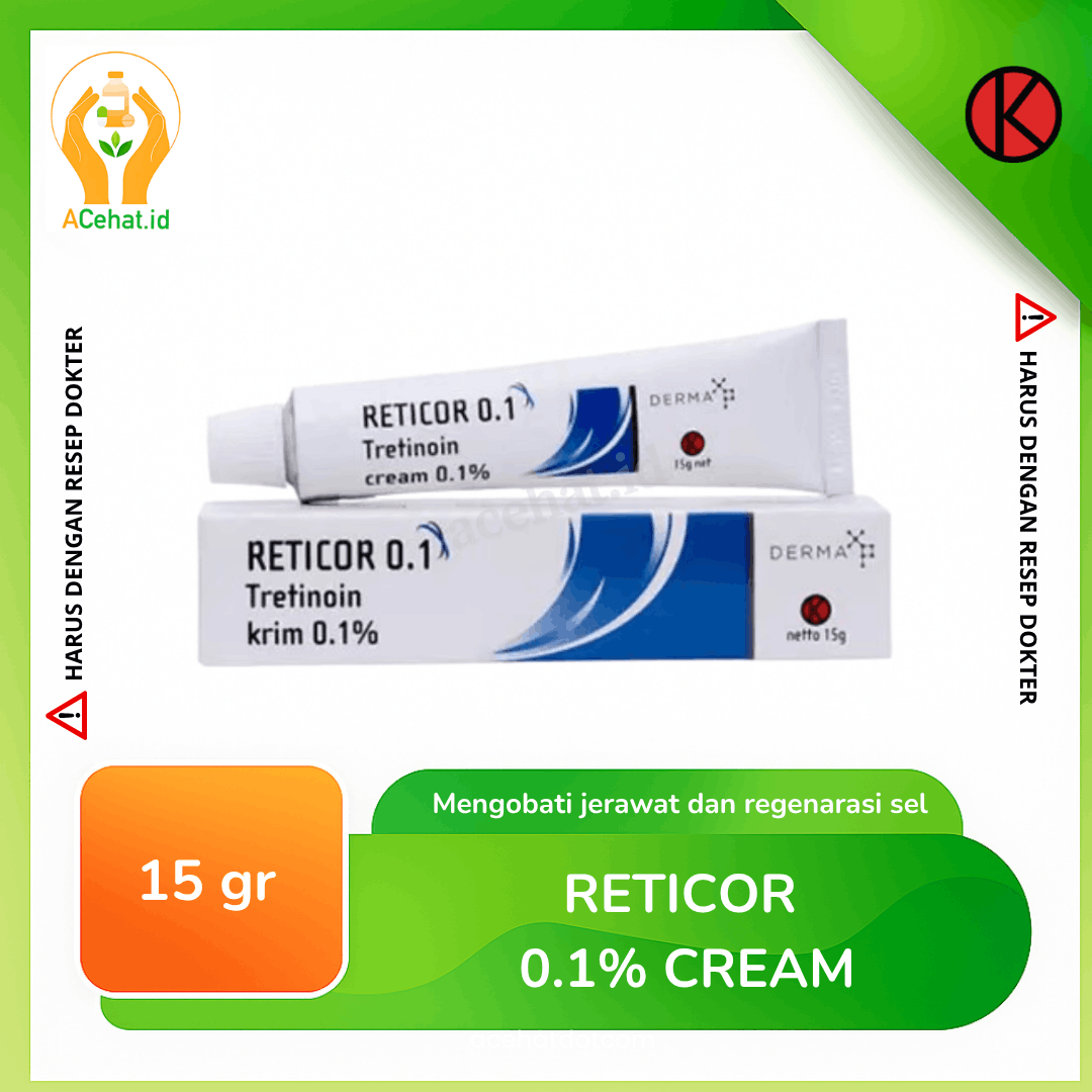 Reticor 0.1% Cream 15 g