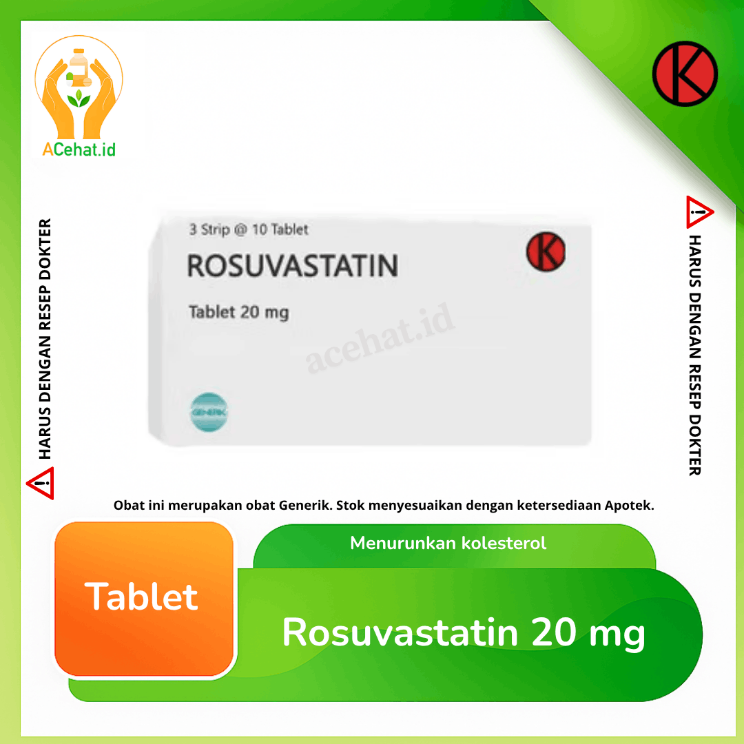 Rosuvastatin 20 mg 10 Tablet