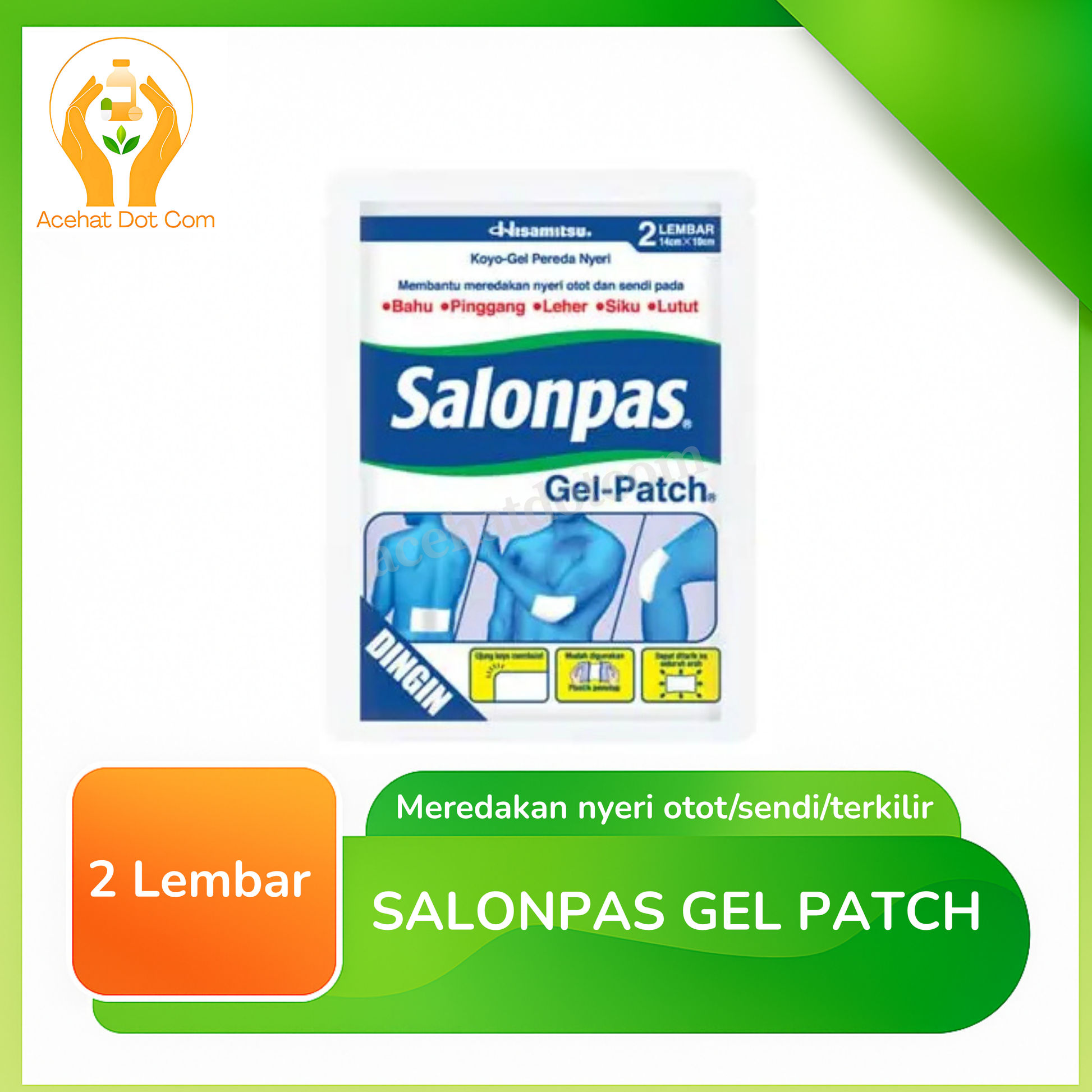 SALONPAS GEL PATCH ISI 2 LEMBAR