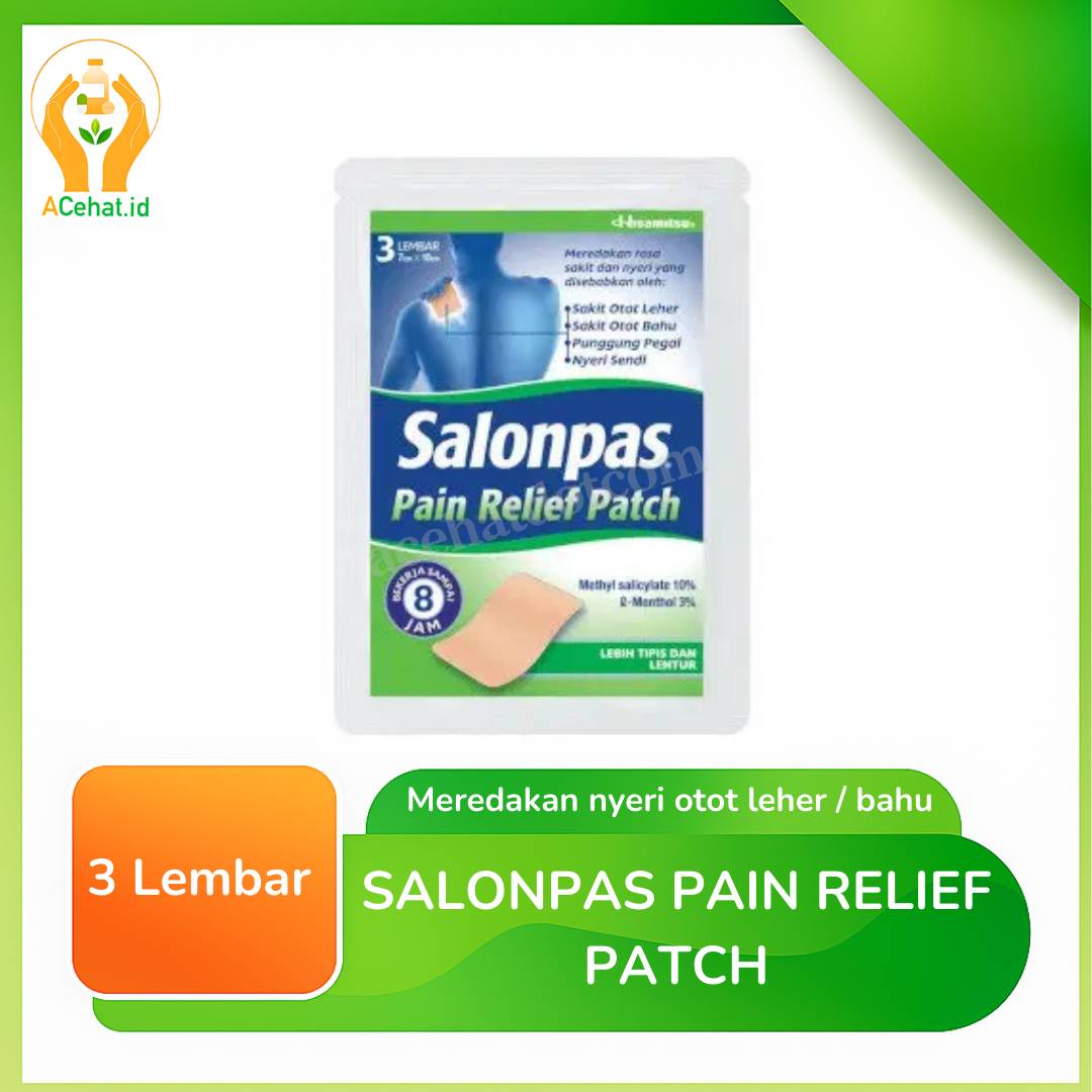 SALONPAS PAIN RELIEF PATCH ISI 3 LEMBAR