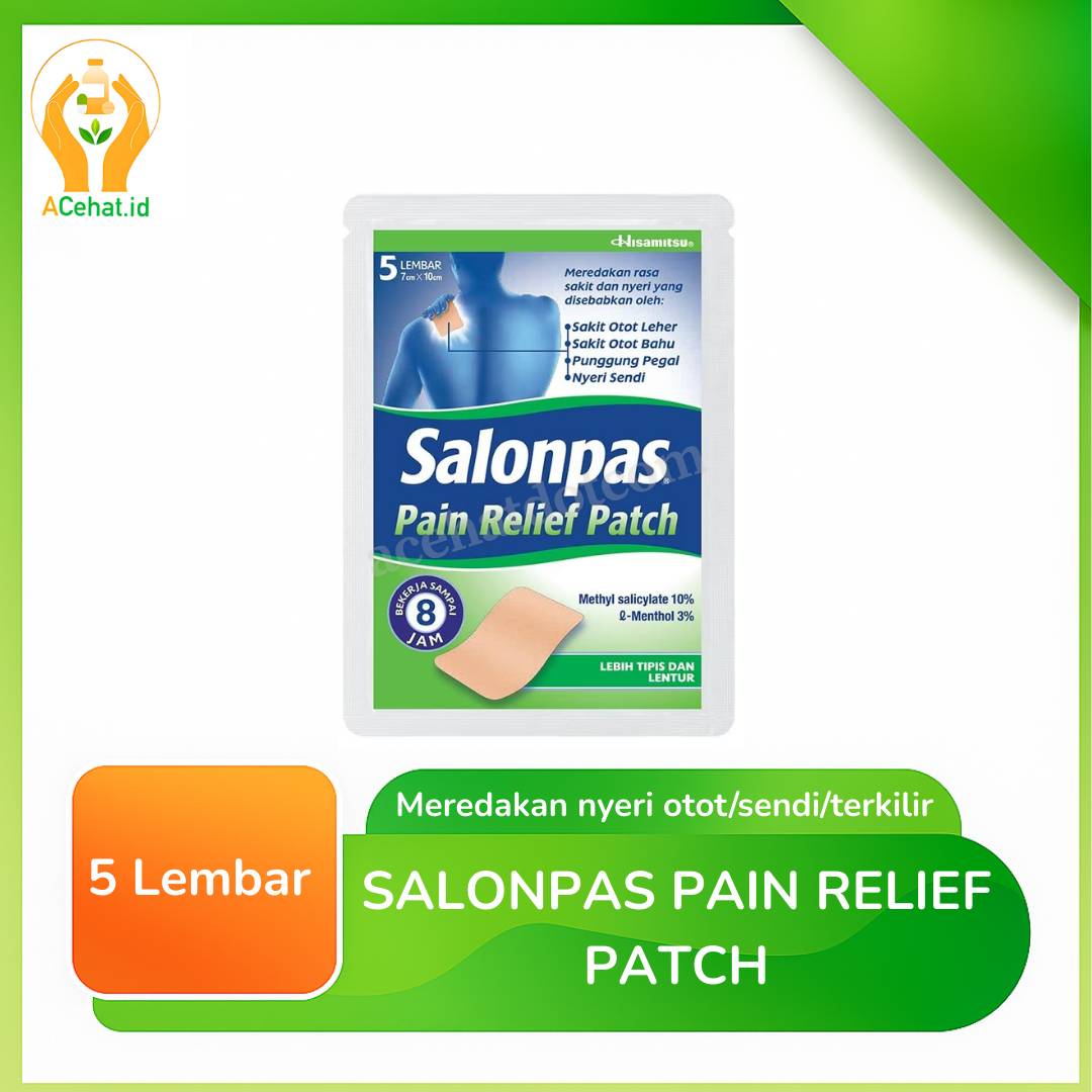 SALONPAS PAIN RELIEF PATCH ISI 5 LEMBAR