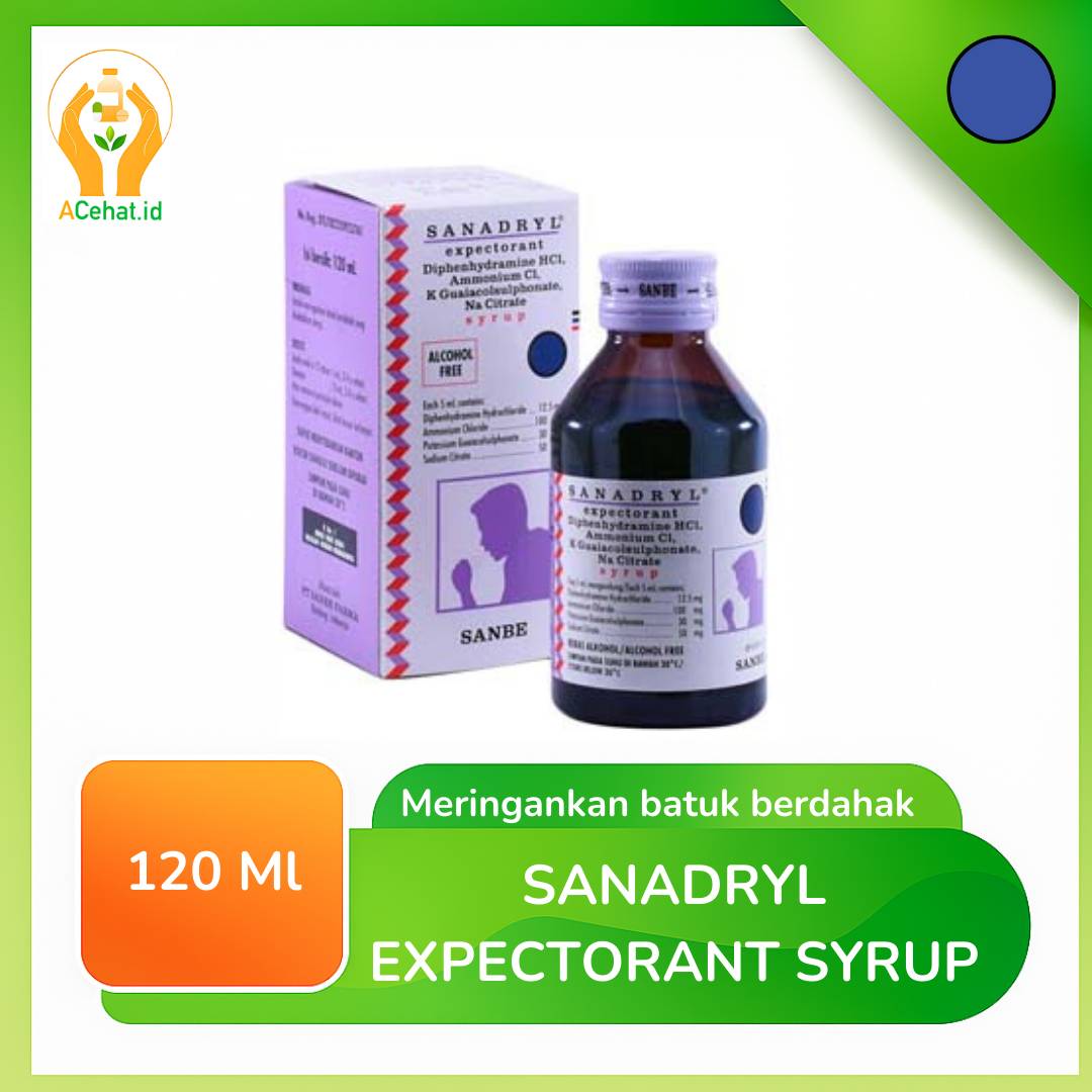 SANADRYL EXPEKTORANT SYRUP 120 ML