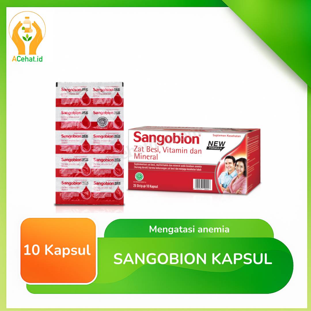 SANGOBION CAPS 25 strip @10 kapsul