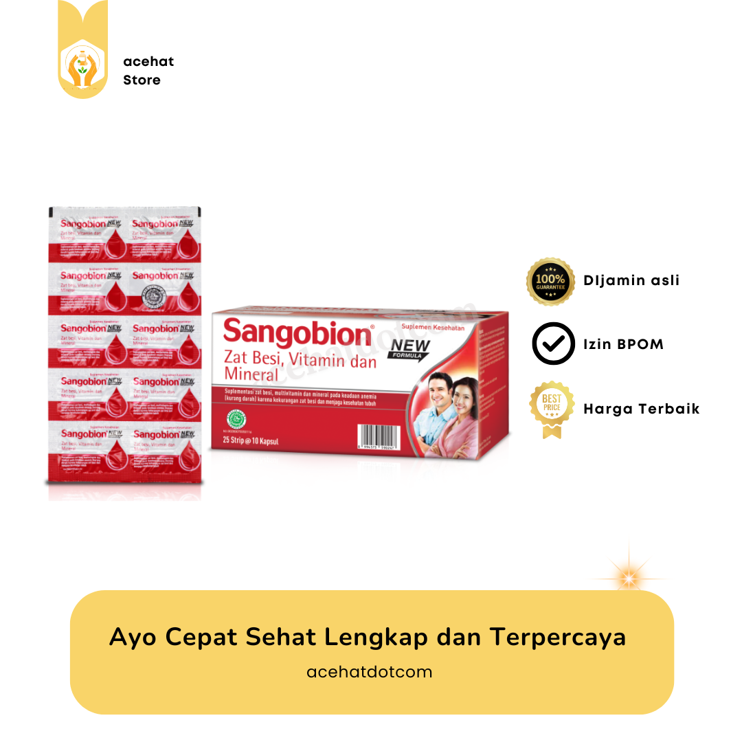 SANGOBION CAPS 25 strip @10 kapsul