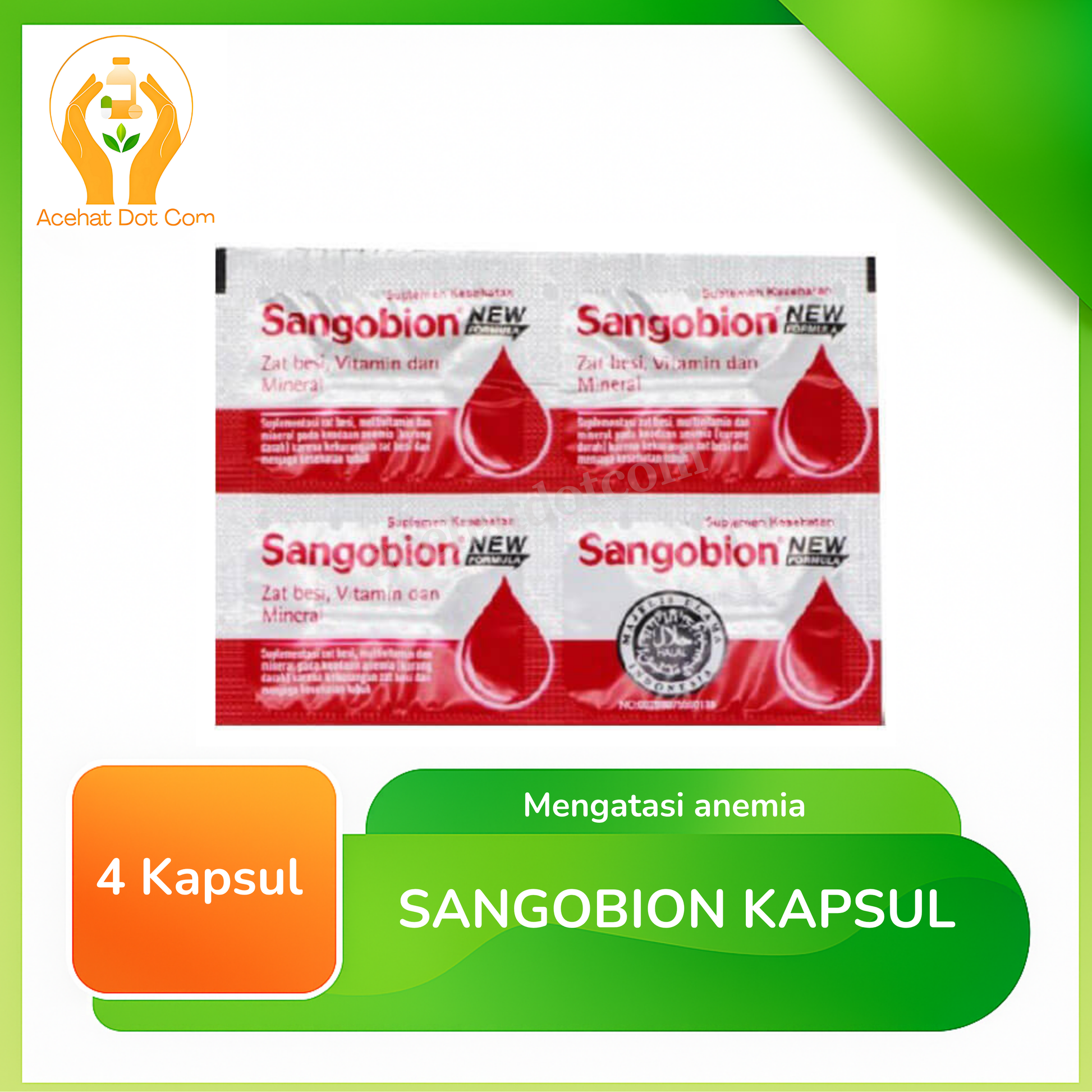 SANGOBION CAPS ISI 10 strip @4 kapsul