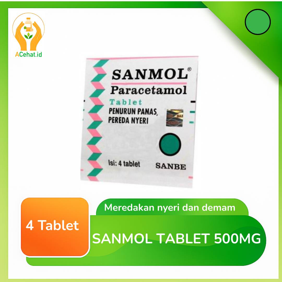SANMOL 500 MG 25 STRIP @4 TAB