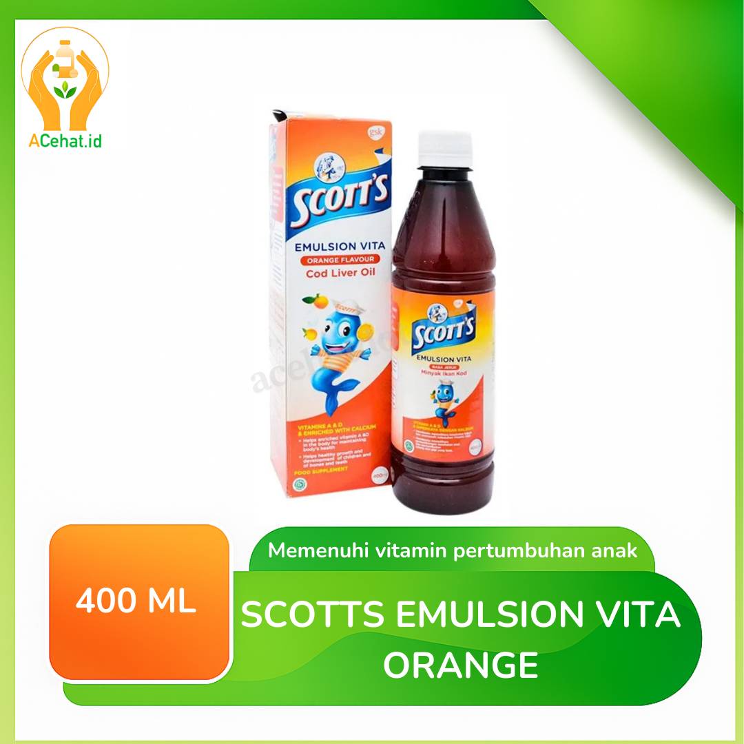 SCOTTS EMULSION VITA ORANGE 400 ML