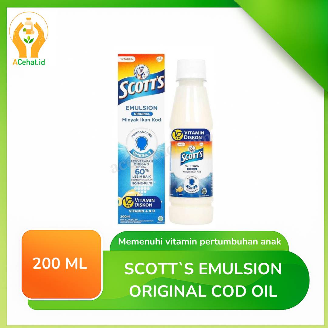 SCOTT`S EMULSION ORIGINAL COD OIL