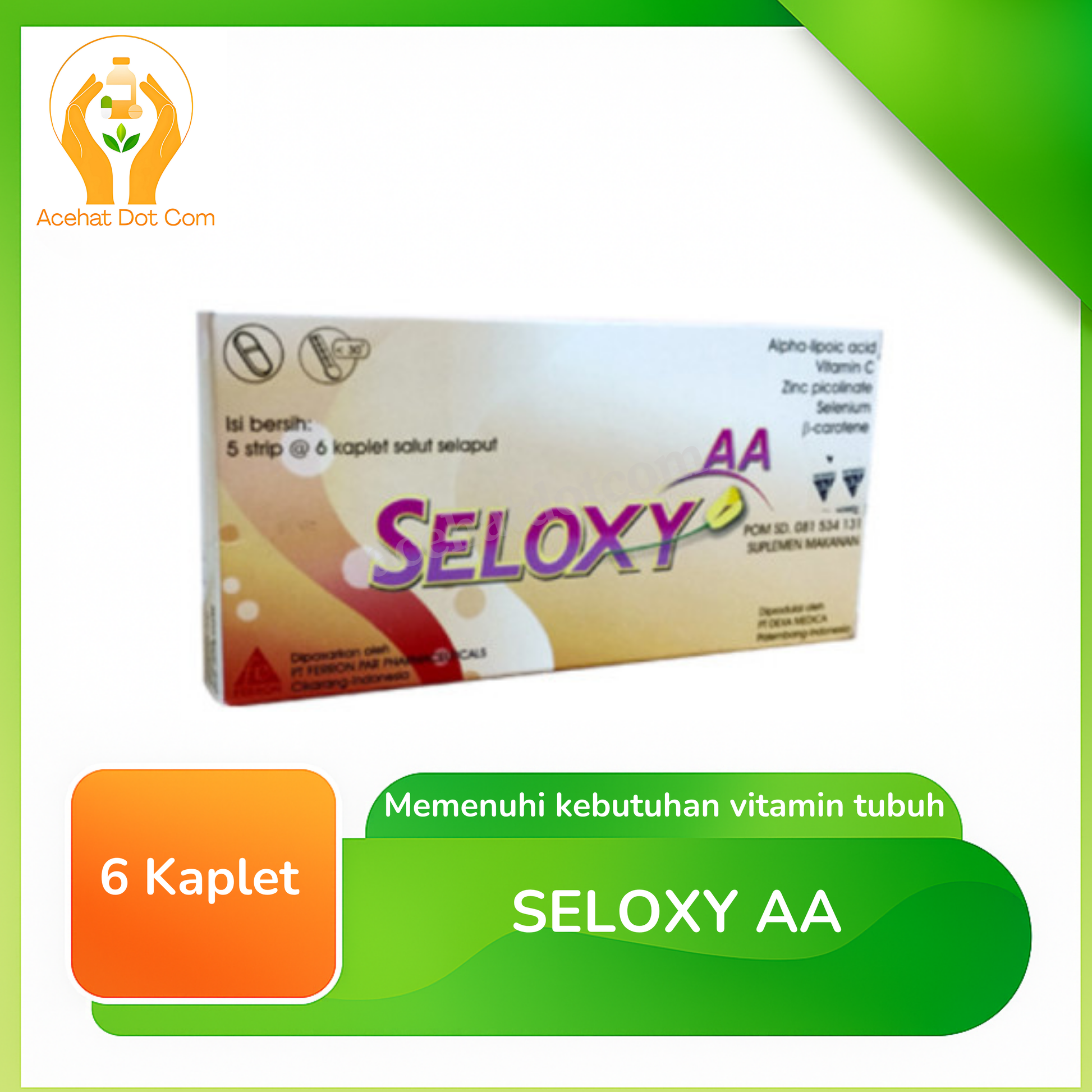 SELOXY AA 5 strip @6 kapsul 