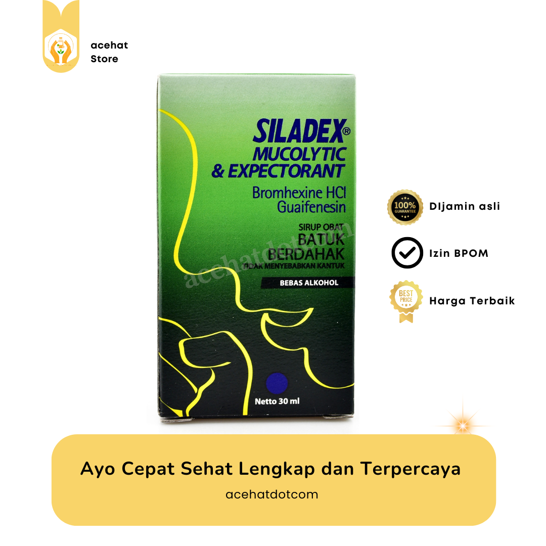 SILADEX MUCOLYTIC & EXPECTORANT 30 ML
