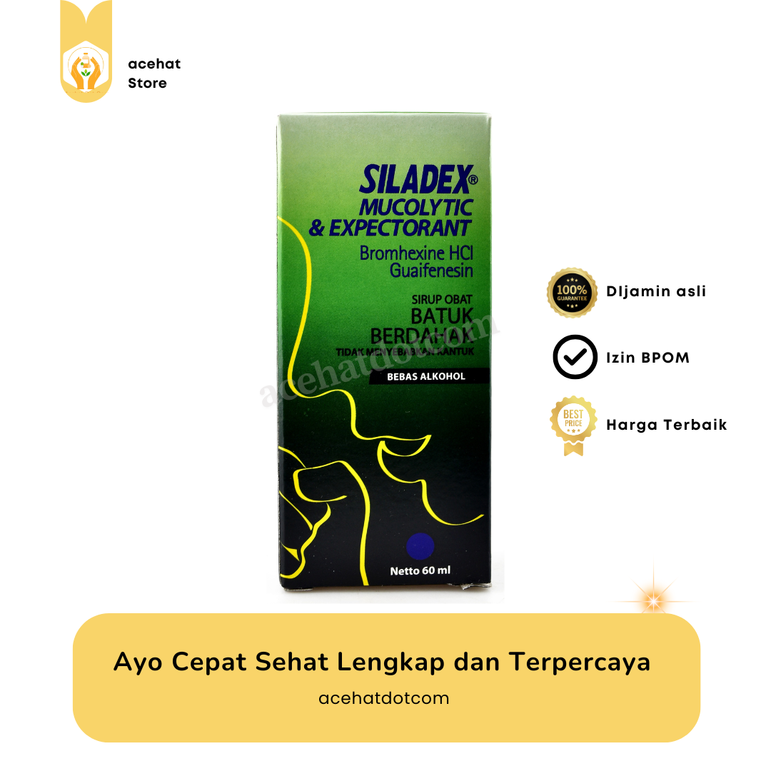 SILADEX MUCOLYTIC & EXPECTORANT 60 ML