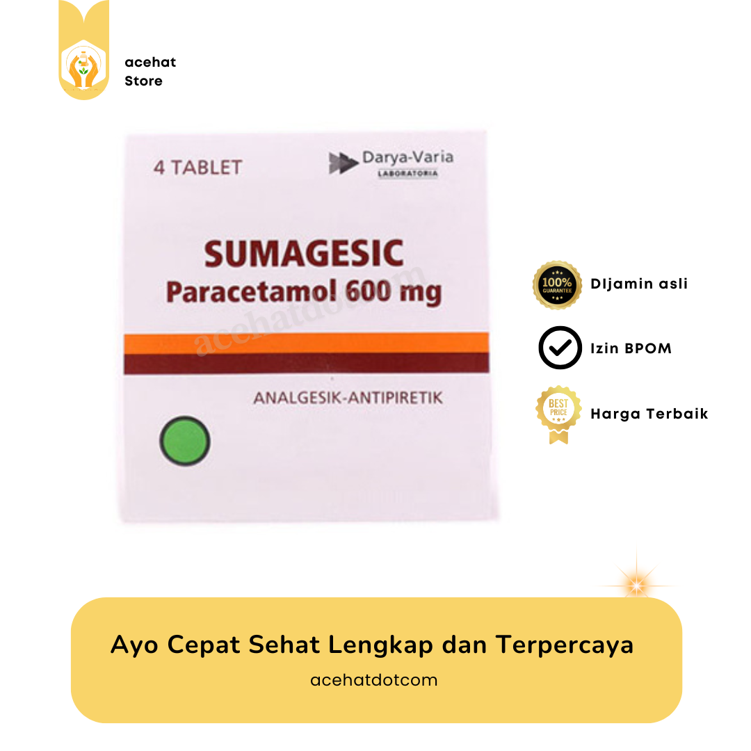 SUMAGESIC 600 MG 25 strip @4 tab 