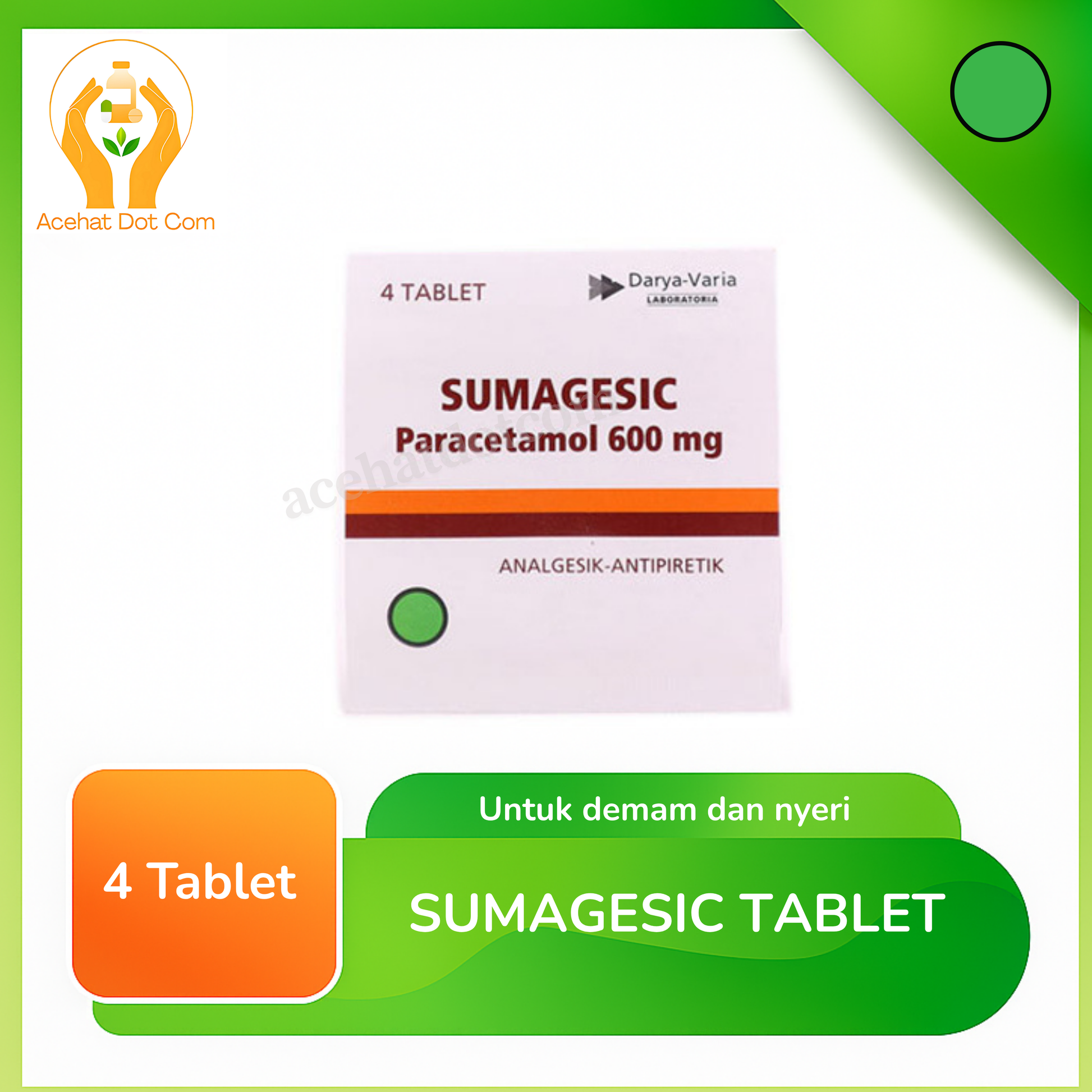 SUMAGESIC 600 MG 25 strip @4 tab 