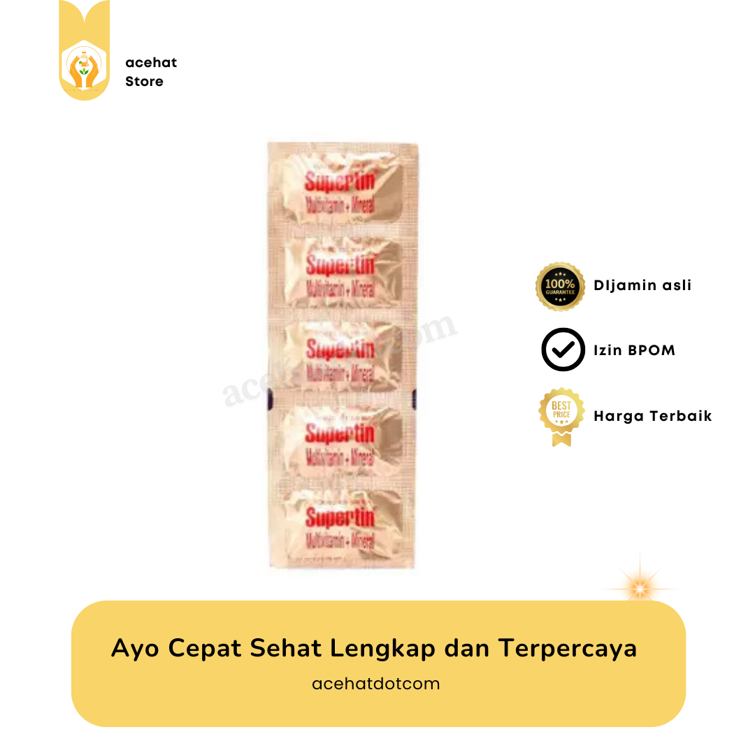 SUPERTIN 5 strip @6 kapsul