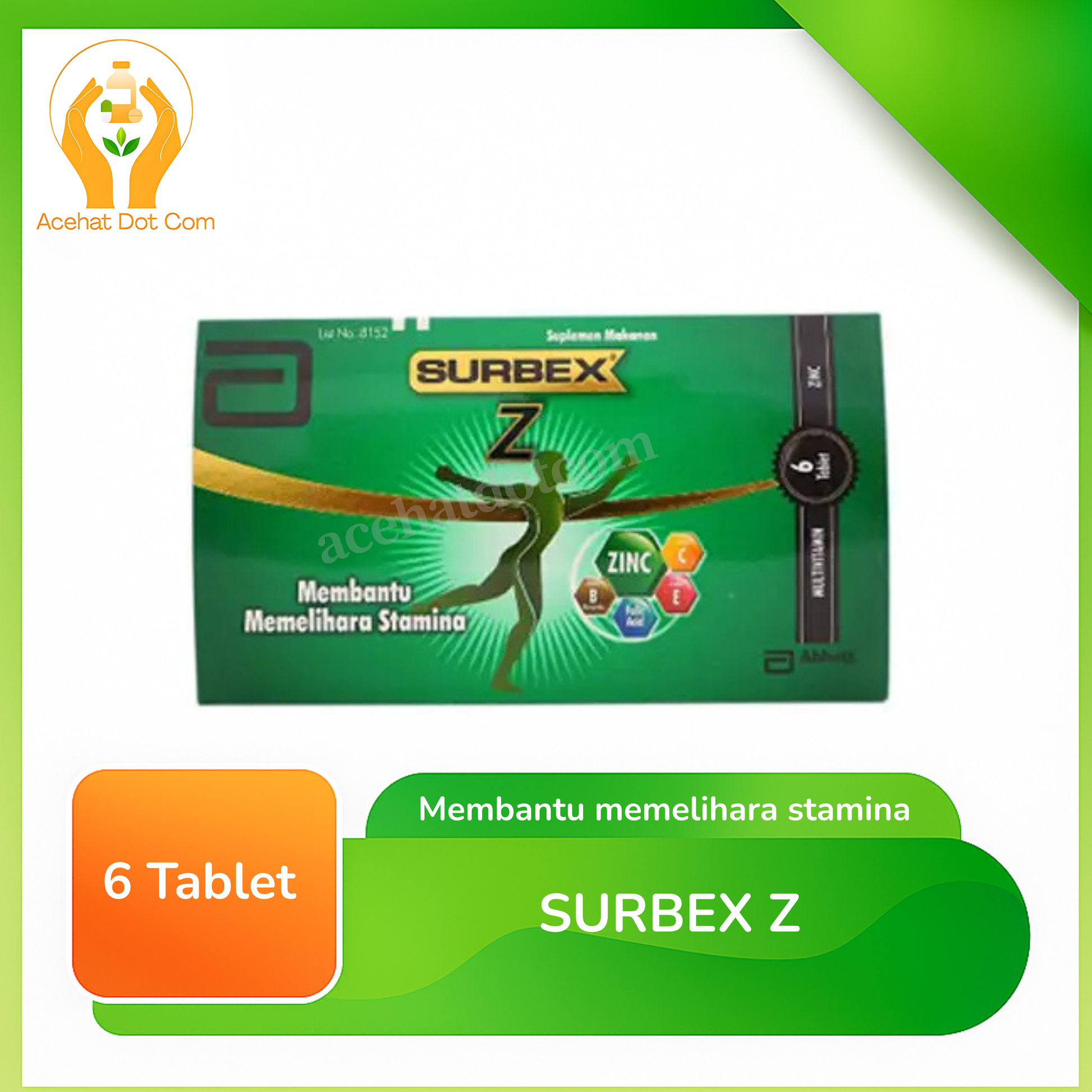 SURBEX Z 6 strip @6 tablet 