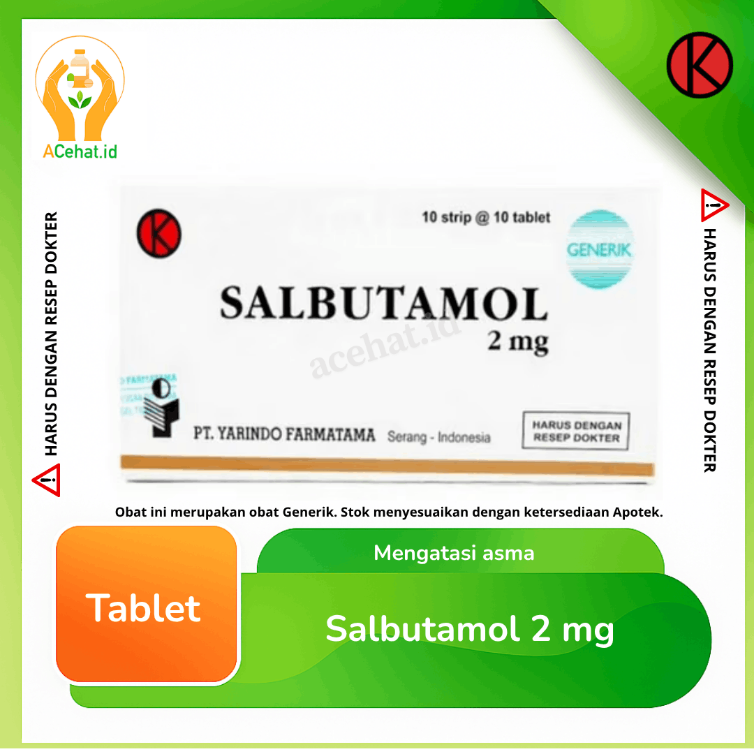 Salbutamol 2 mg 10 Tablet