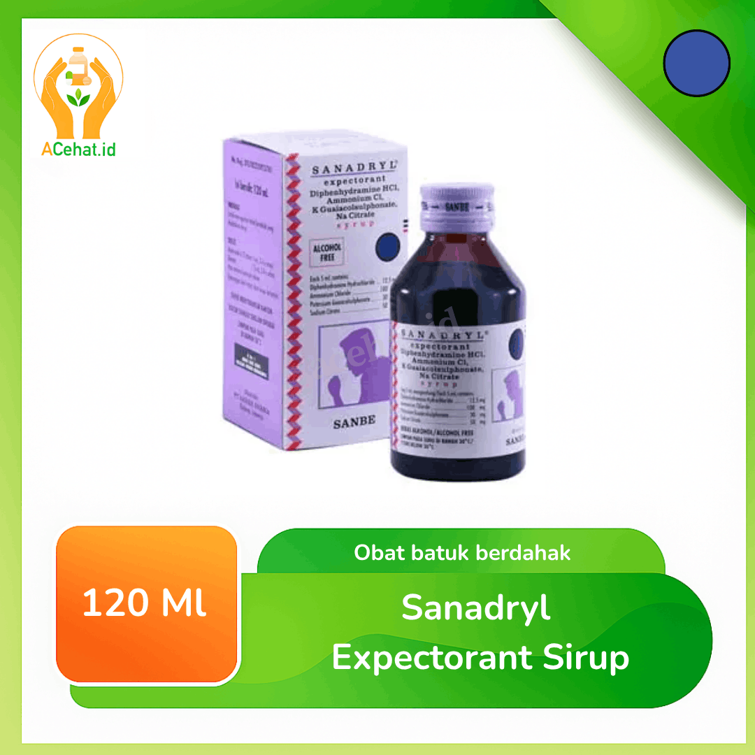 Sanadryl Expectorant Sirup 120 ml