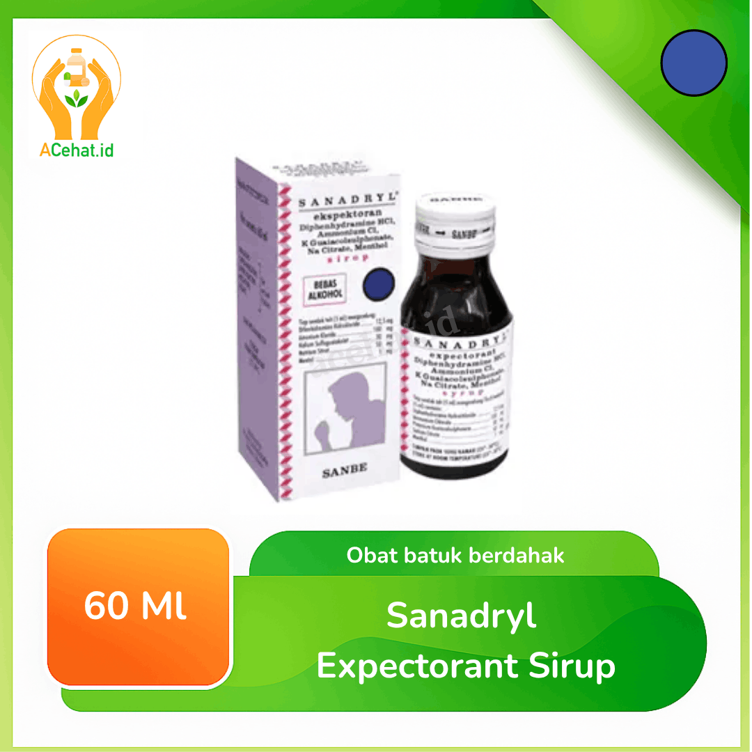 Sanadryl Expectorant Sirup 60 ml