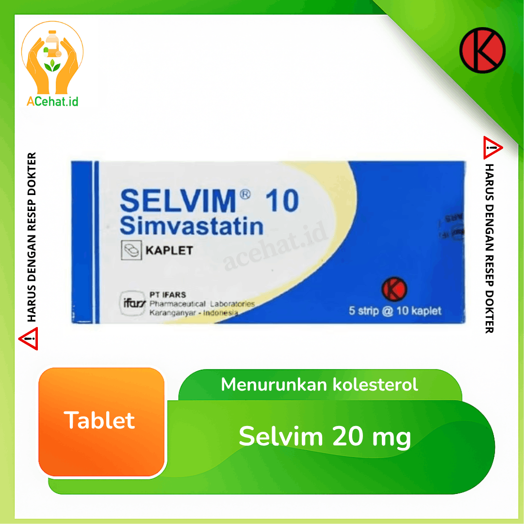 Selvim 20 mg 10 Tablet