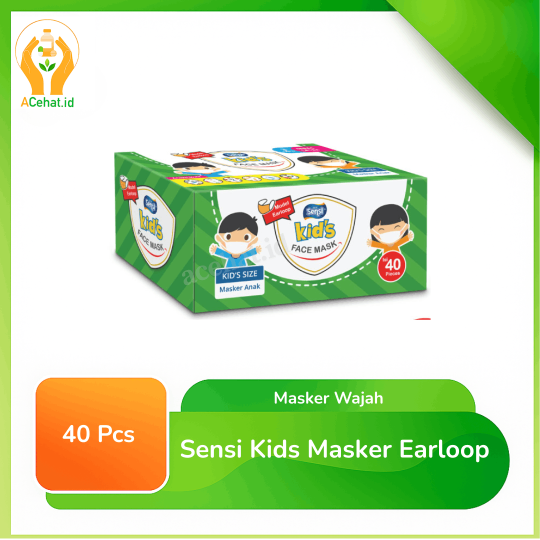 Sensi Kids Masker Earloop 40 Pieces