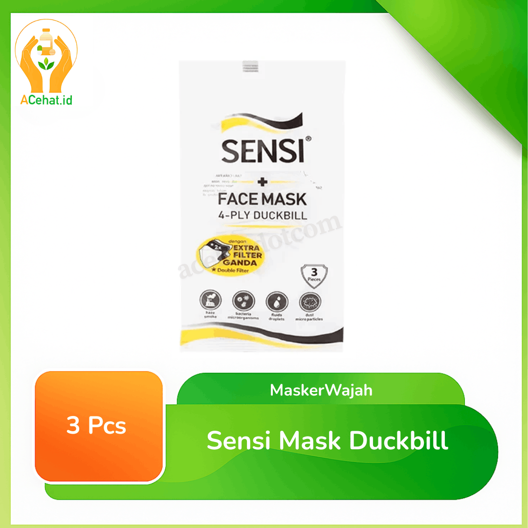 Sensi Mask Duckbill isi 3 Pcs