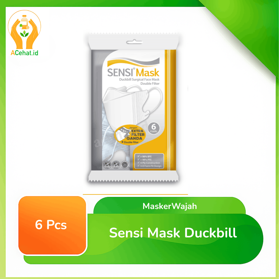 Sensi Mask Duckbill isi 6 Pcs