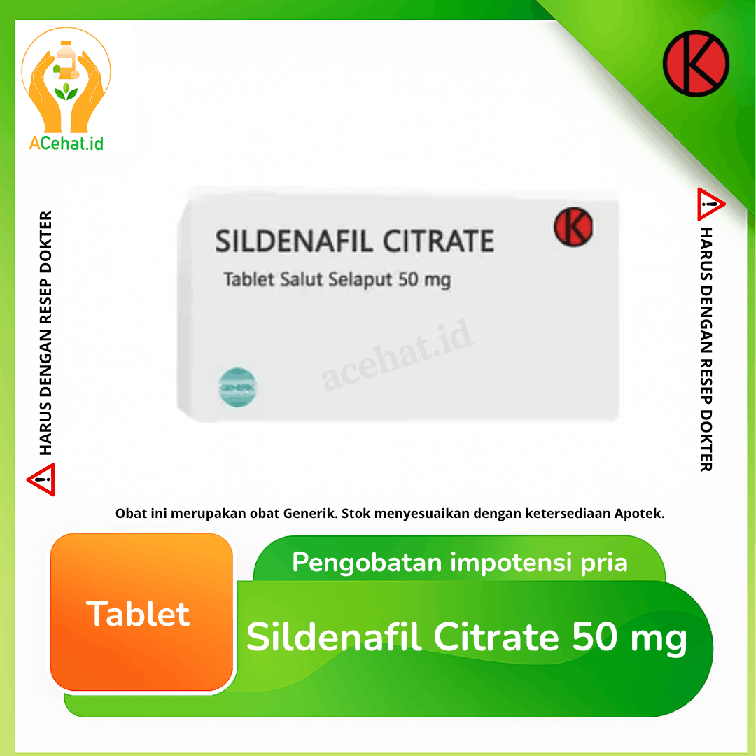 Sildenafil Citrate 50 mg 4 Tablet