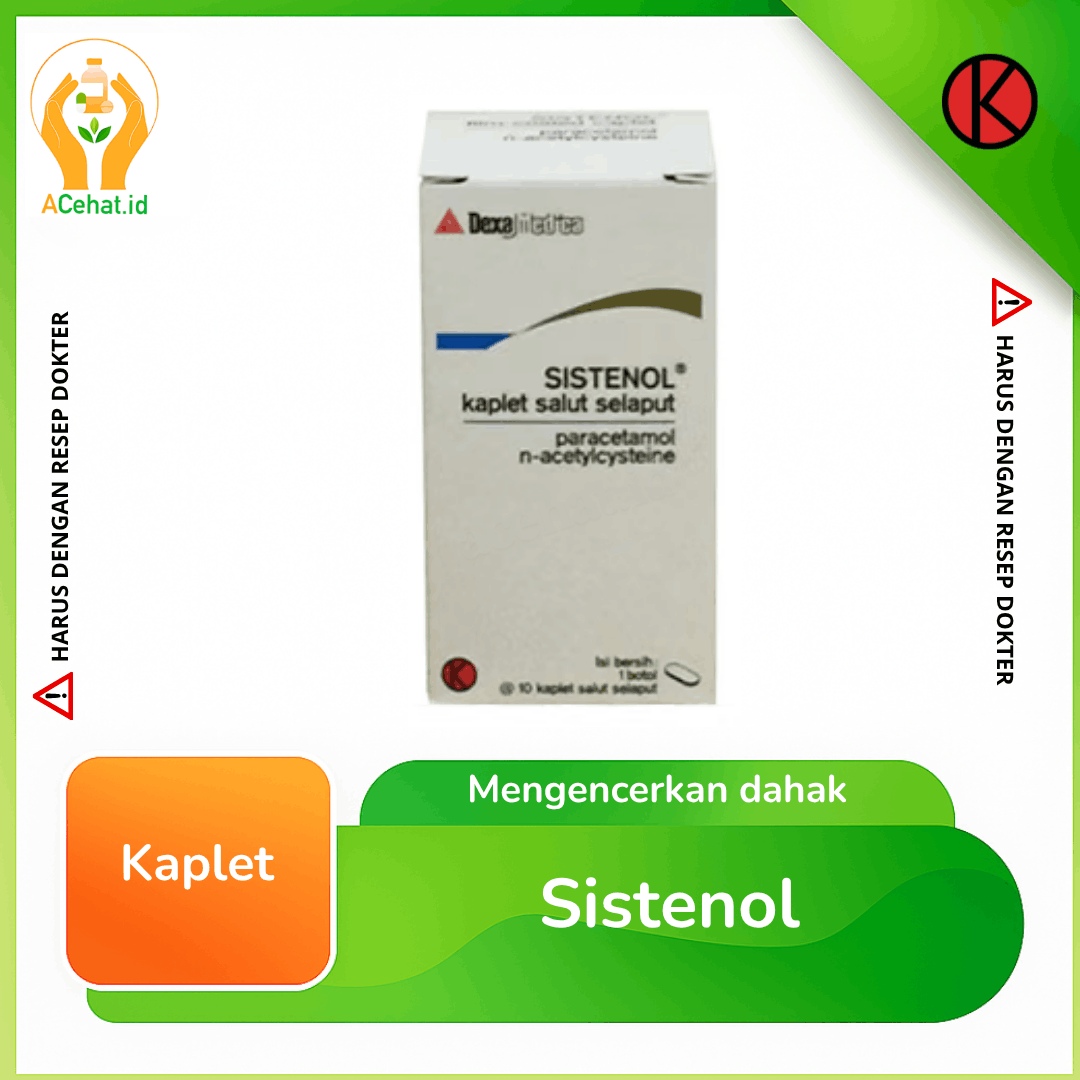 Sistenol (Acetylcysteine) 10 Kaplet