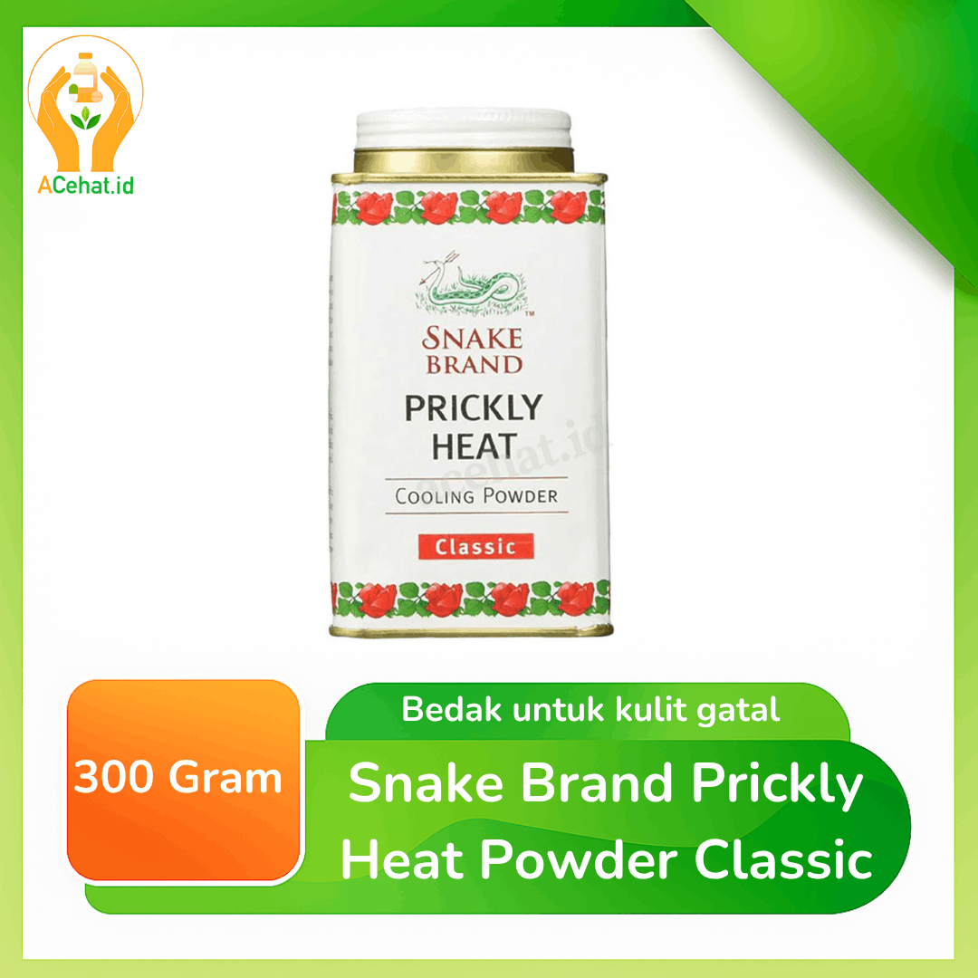 Snake Brand Prickly Heat Powder Classic 300 G