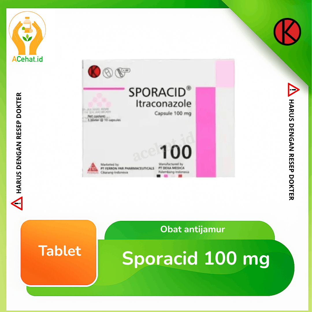 Sporacid 100 mg Kapsul