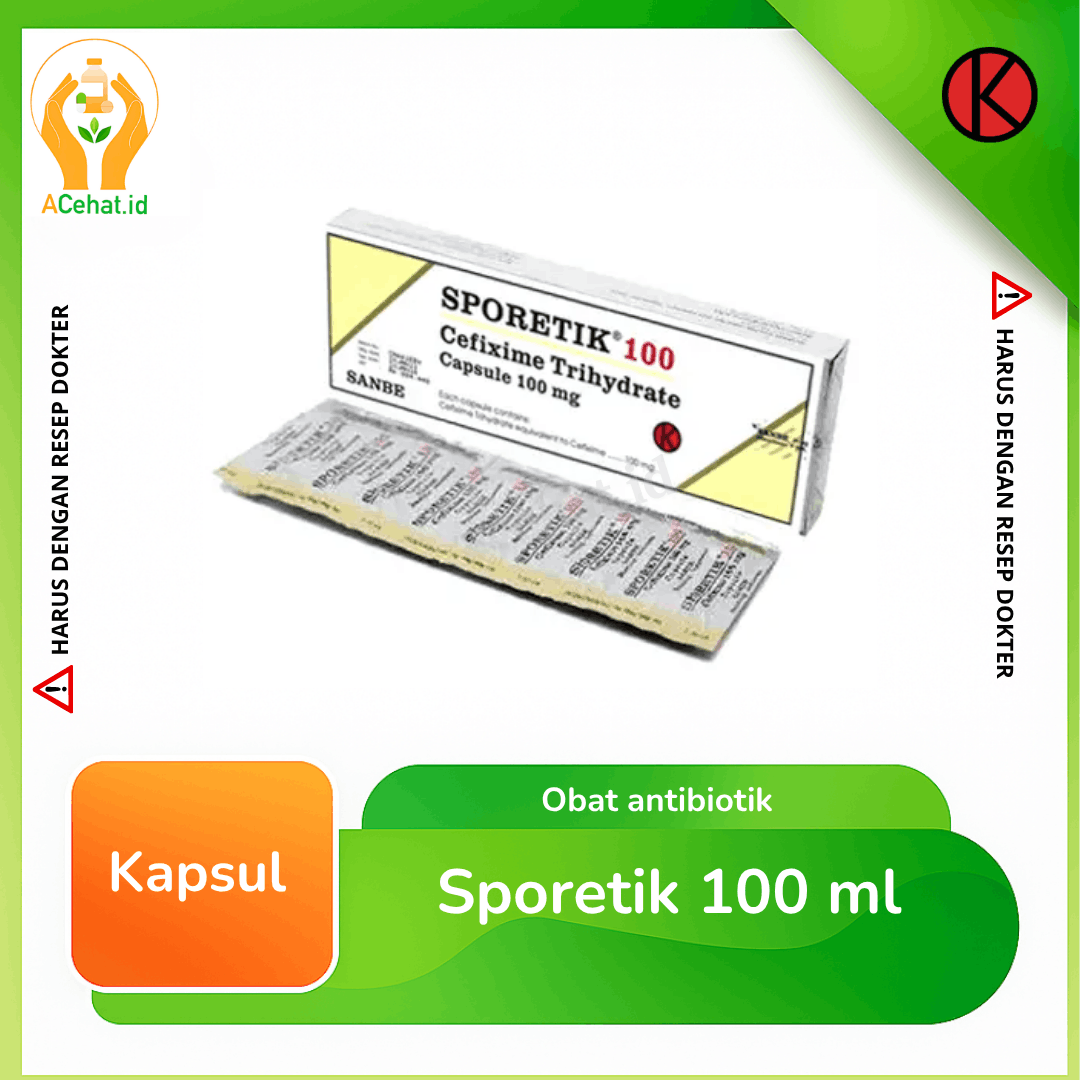 Sporetik 100 mg Kapsul