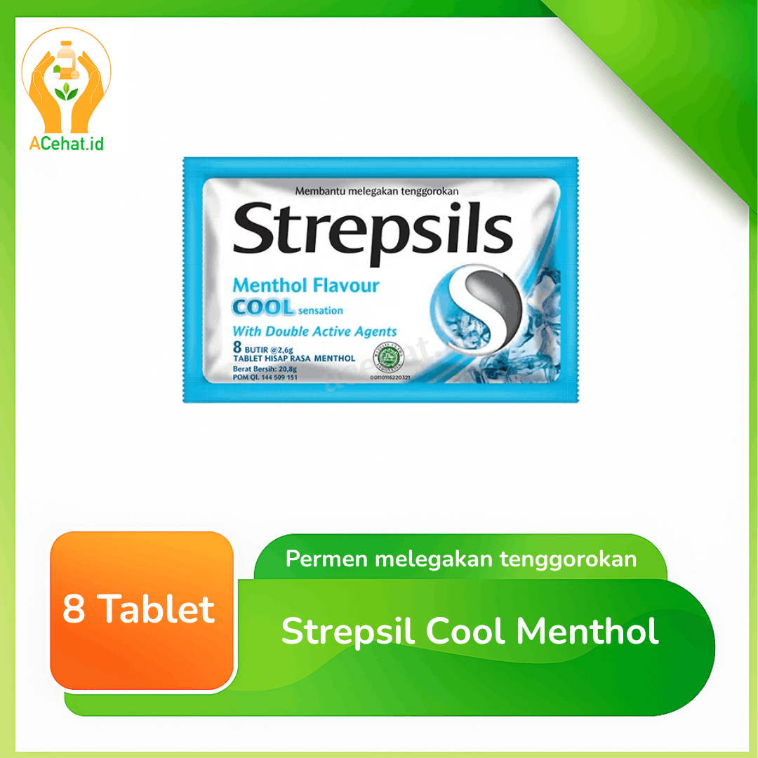 Strepsil Cool Menthol 8 Tablet