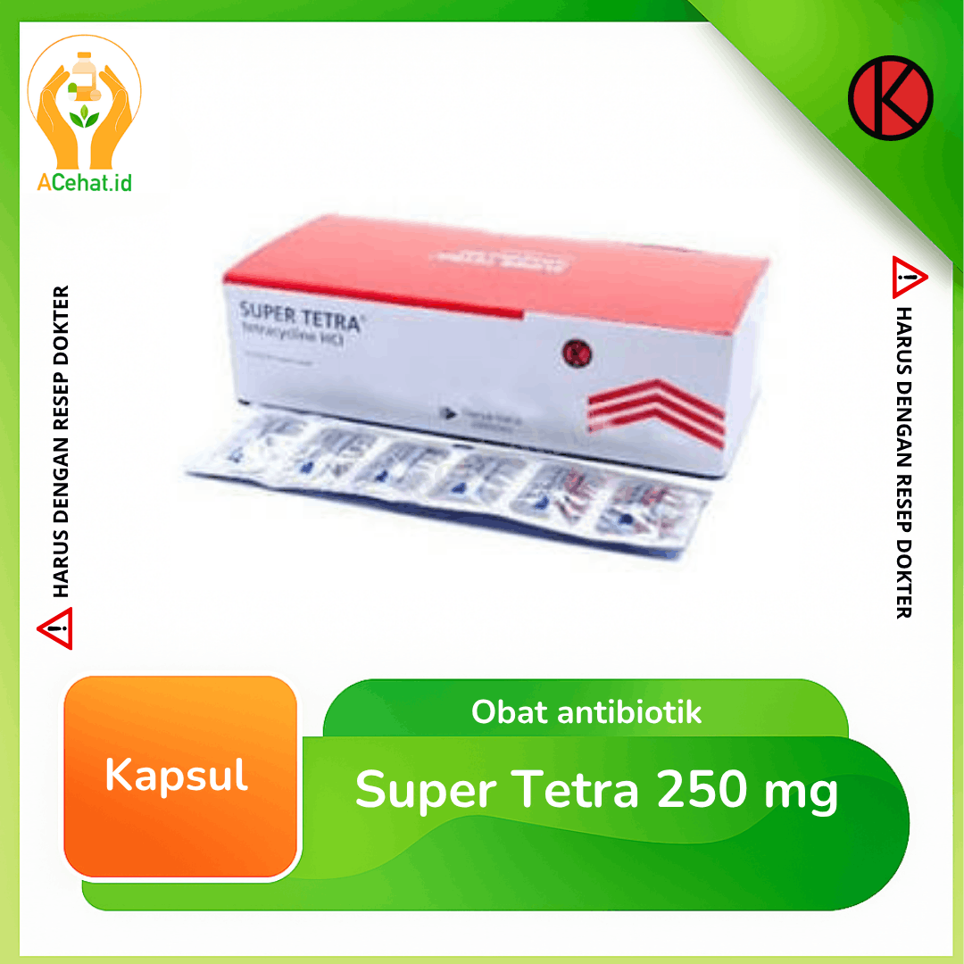 Super Tetra 250 mg 6 Kapsul Lunak