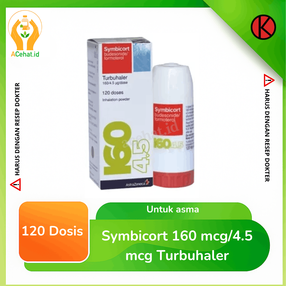 Symbicort 160 mcg/4.5 mcg Turbuhaler 120 Dosis