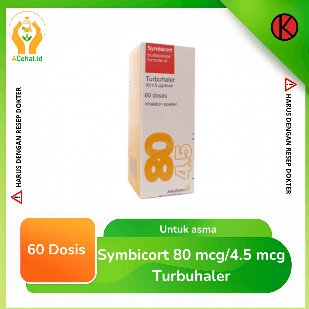 Symbicort 80 mcg/4.5 mcg Turbuhaler 60 Dosis