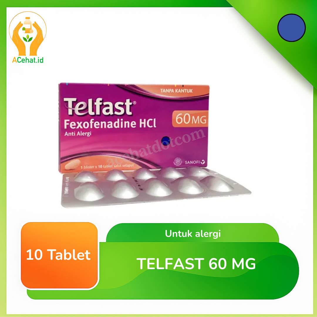 TELFAST 60 MG 1 strip @10 tablet 