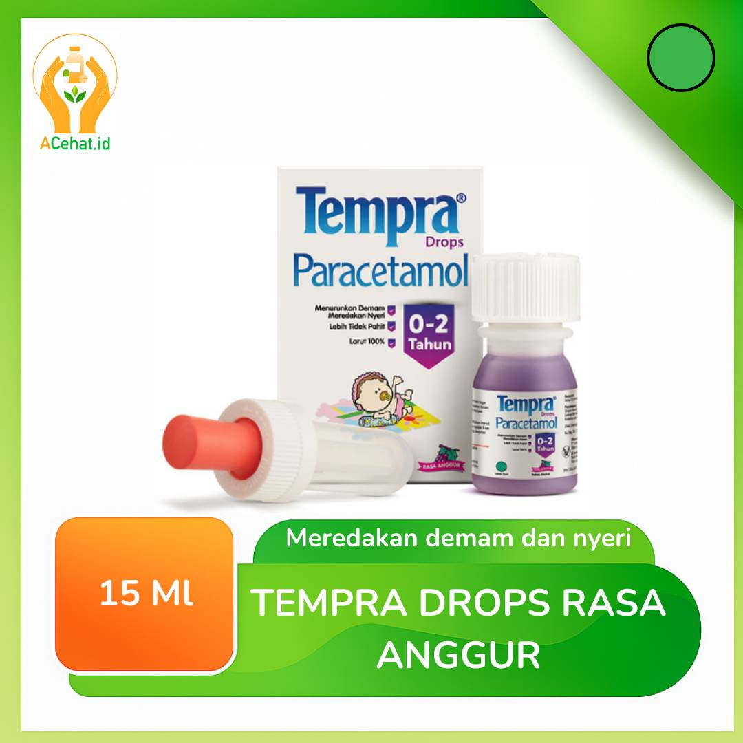TEMPRA DROPS RASA ANGGUR 15 ml