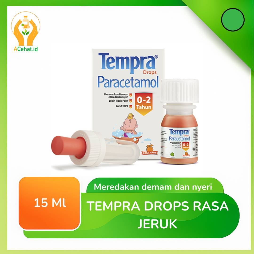 TEMPRA DROPS RASA JERUK 15 ml