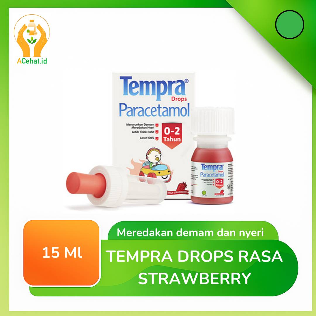 TEMPRA DROPS RASA STRAWBERRY 15 ml