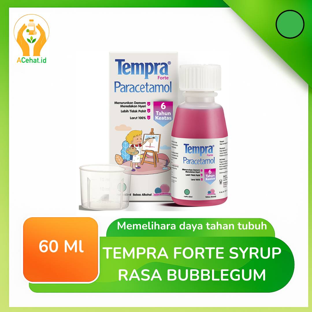 TEMPRA FORTE SYRUP RASA BUBBLEGUM 60 ML