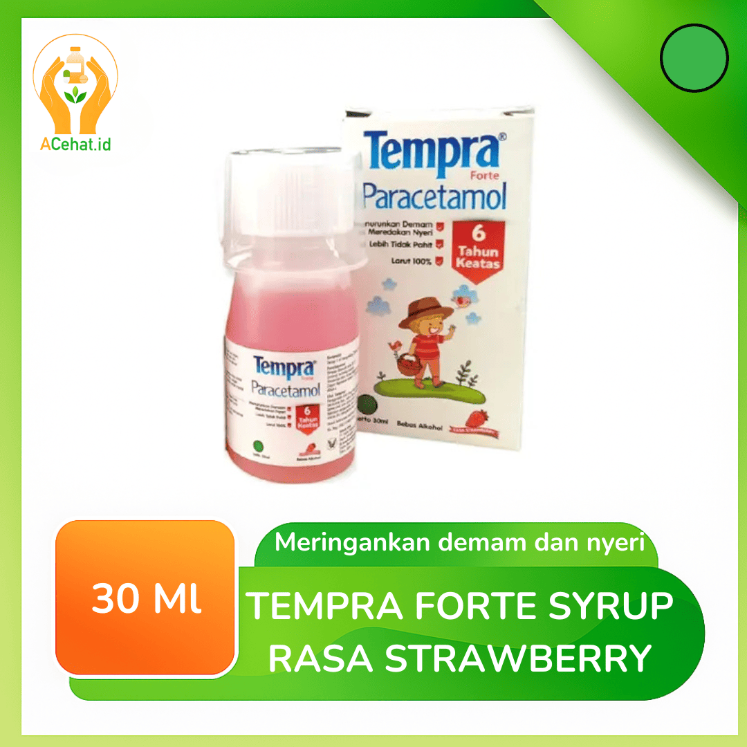 TEMPRA FORTE SYRUP RASA STRAWBERRY 30 ML