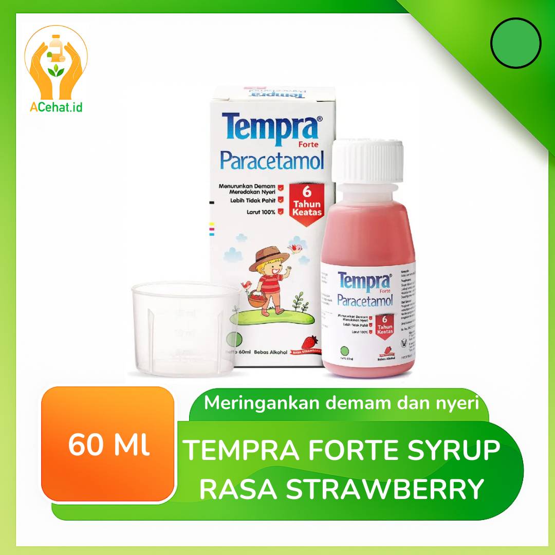 TEMPRA FORTE SYRUP RASA STRAWBERRY 60 ML
