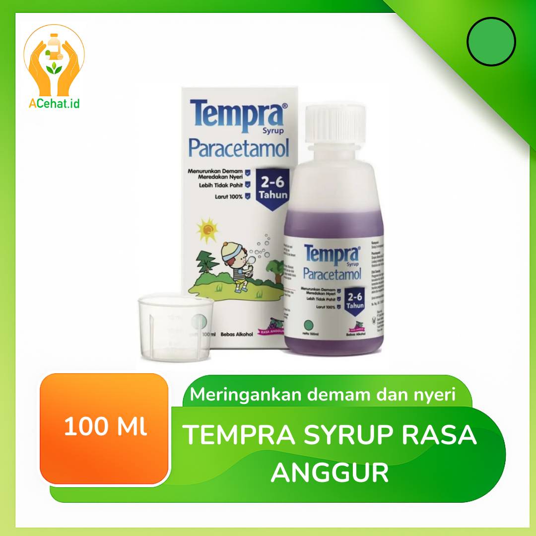 TEMPRA SYRUP RASA ANGGUR 100 ML