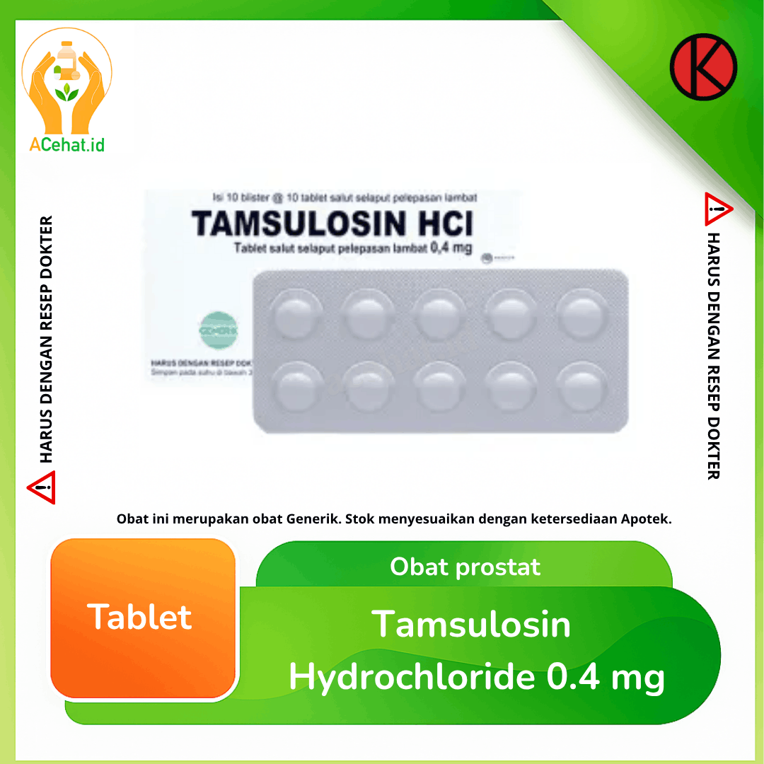 Tamsulosin Hydrochloride 0.4 mg 10 Tablet